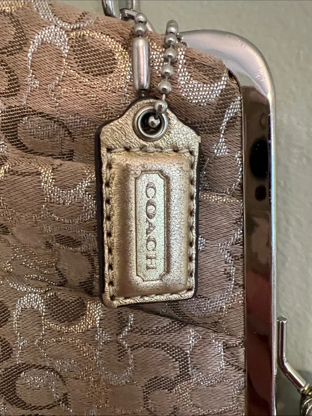 Coach wristlet clutch